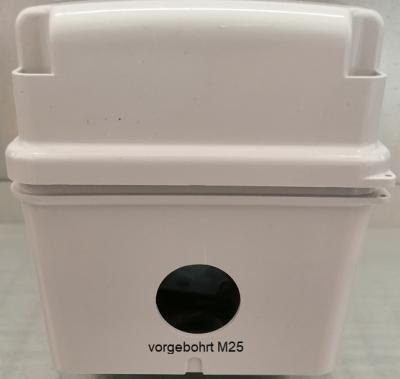 ABS surface-mounted distributor 2 - 4TE- 1x pre-drilled